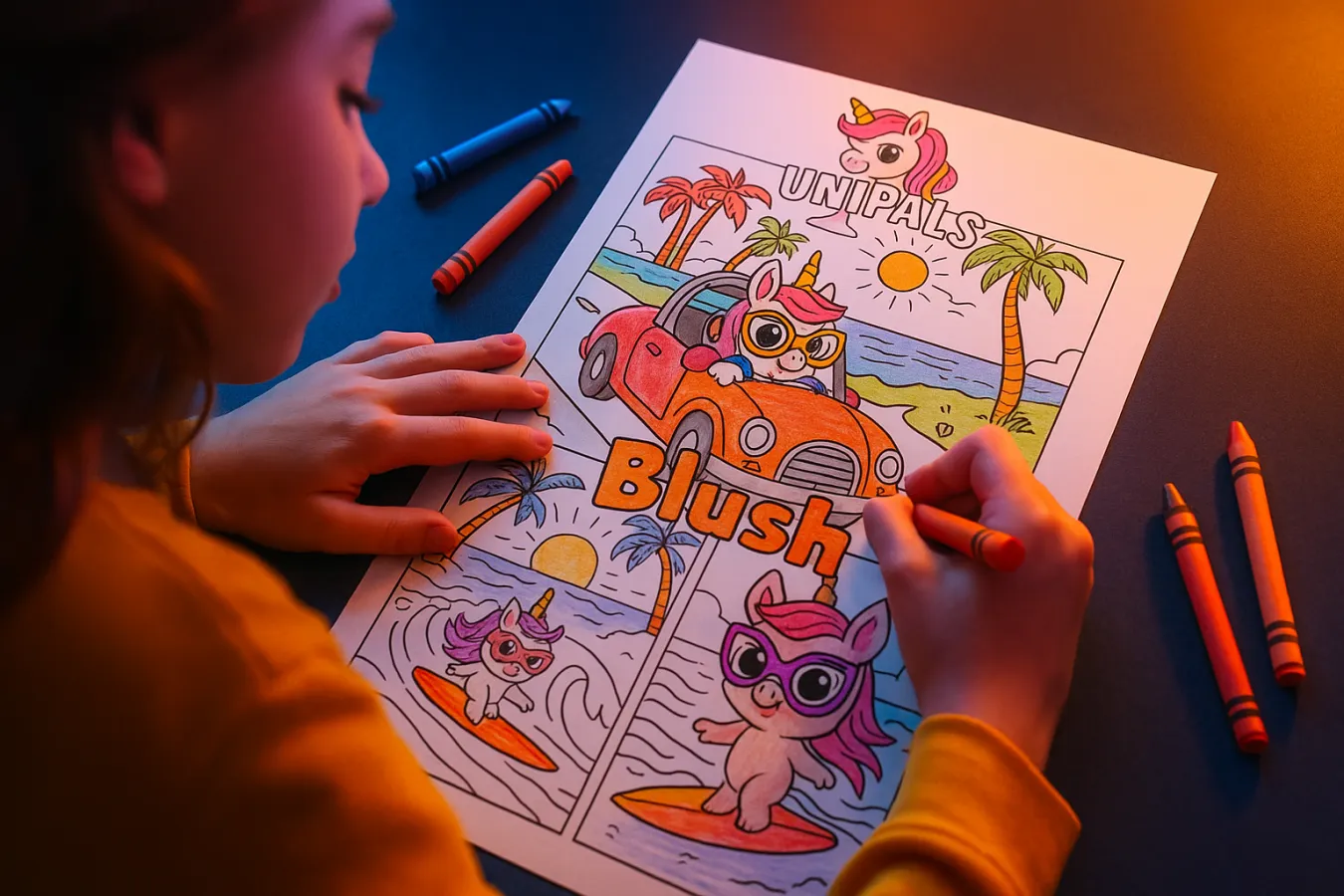 🌟🎨 New Unipals Coloring Fun!
